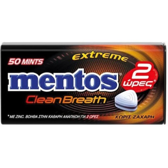 MENTOS CLEAR BREATH ΚΑΡΑΜΕΛΕΣ 35gr EXTREME