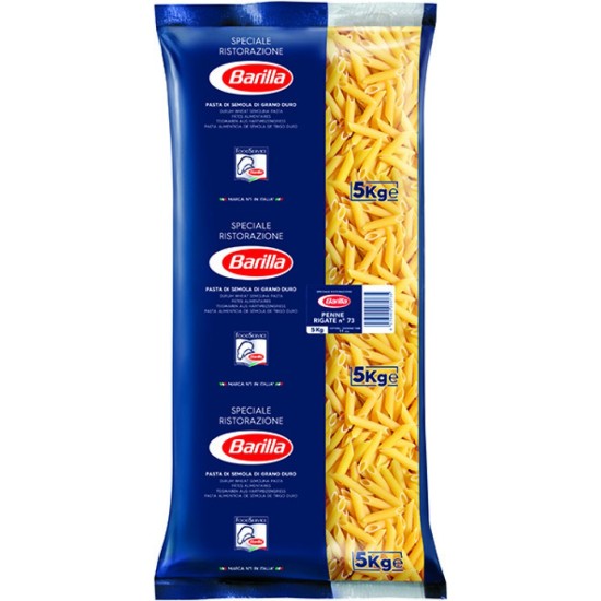 BARILLA PENNE RIGATE n.73 FOR PROFESSIONALS 5kg
