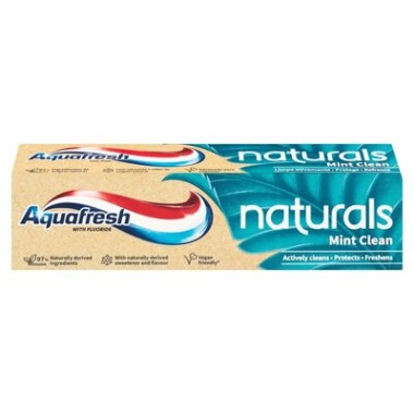 AQUAFRESH 75ml ΟΔΟΝΤΟΚΡΕΜΑ NATURALS REFRESHING MINT