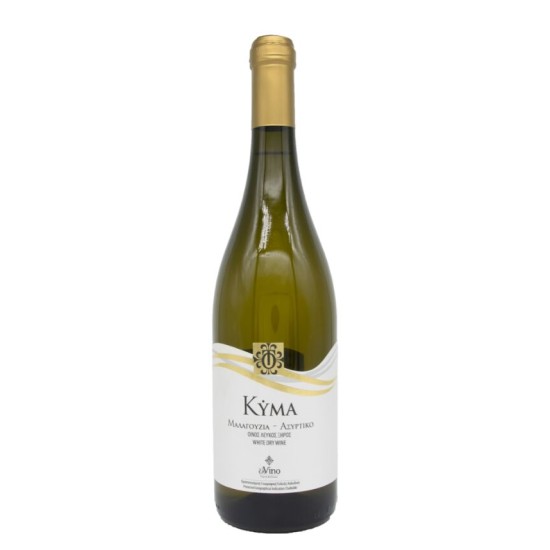 ΚΥΜΑ ΚΡΑΣΙ ΛΕΥΚΟ ΞΗΡΟ 750ml ΜΑΛΑΓΟΥΖΙΑ - ΑΣΥΡΤΙΚΟ