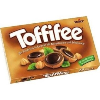 TOFFIFEE ΣΟΚΟΛΑΤΕΝΙΑ ΠΡΑΛΙΝΑΚΙΑ ΜΕ ΚΑΡΑΜΕΛΑ ΚΑΙ ΦΟΥΝΤΟΥΚΙ 125gr