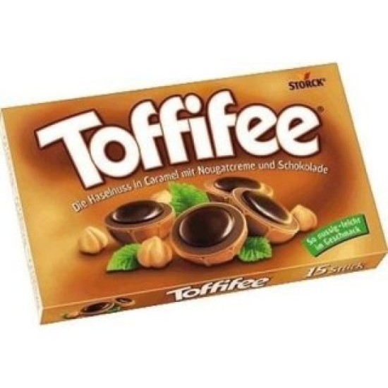 TOFFIFEE ΣΟΚΟΛΑΤΕΝΙΑ ΠΡΑΛΙΝΑΚΙΑ ΜΕ ΚΑΡΑΜΕΛΑ ΚΑΙ ΦΟΥΝΤΟΥΚΙ 125gr