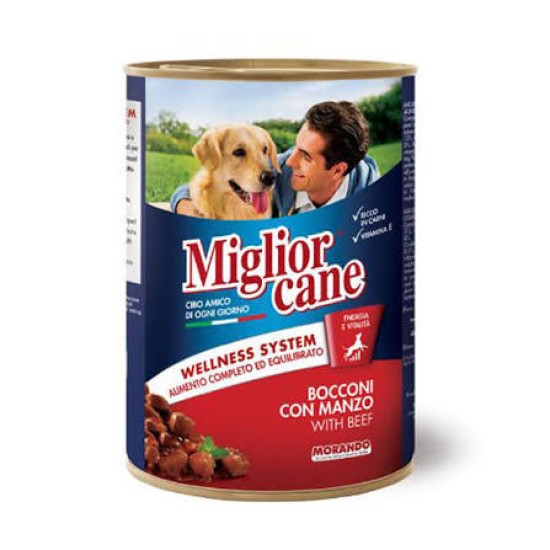 MORANDO MIGLIOR DOG ΚΟΝΣΕΡΒΑ 405gr ΜΕ ΒΟΔΙΝΟ