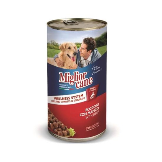MORANDO MIGLIOR DOG ΚΟΝΣΕΡΒΑ 1250gr ΜΕ ΒΟΔΙΝΟ