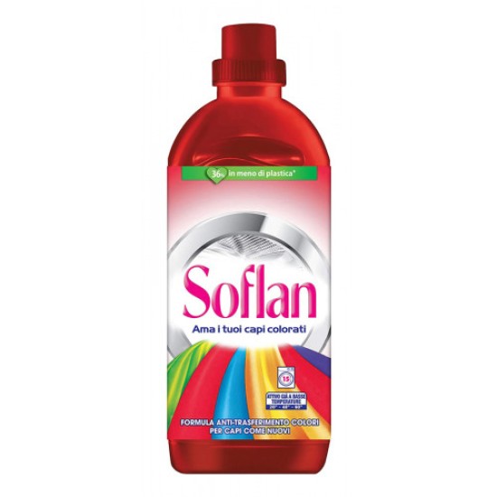 SOFLAN  ΑΠΟΡ/ΚΟ ΡΟΥΧΩΝ 900ml 15μεζ. COLOR