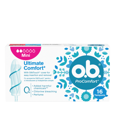 OB PRO COMFORT TAMPON 16τεμ MINI LIGHT DAYS