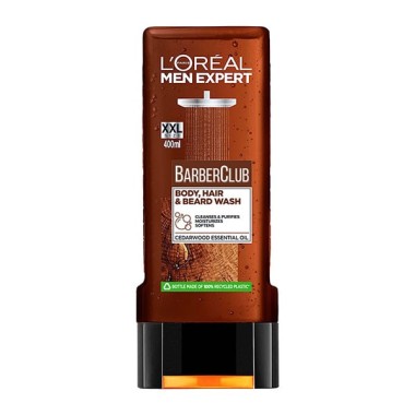 LOREAL ΑΦΡΟΛΟΥΤΡΟ 400ML MEN EXPERT BARBERCLUB (BODY,HAIR&BEARD)