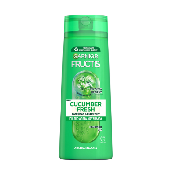 FRUCTIS SHAMPOO 400ML CUCUMBER FRESH (ΒΑΘΥ ΚΑΘΑΡΙΣΜΟΥ)