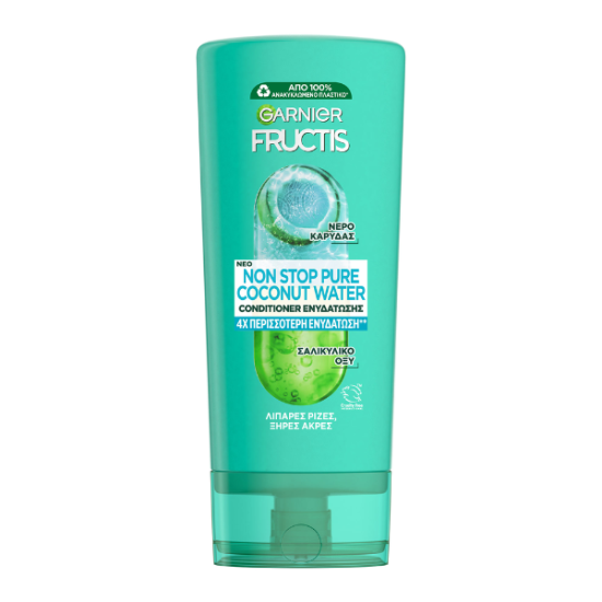 FRUCTIS CONDITIONER 200ml NON STOP PURE COCONUT WATER (Χ4 ΕΝΥΔΑΤΩΣΗ)