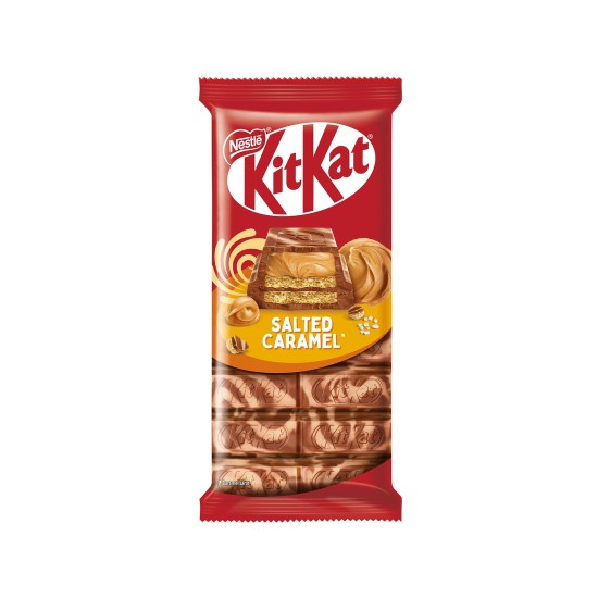 KIT KAT ΓΚΟΦΡΕΤΑ ΜΕ ΣΟΚΟΛΑΤΑ ΓΑΛΑΚΤΟΣ ΚΑΙ ΓΕΜΙΣΗ SALTED CARAMEL 99gr