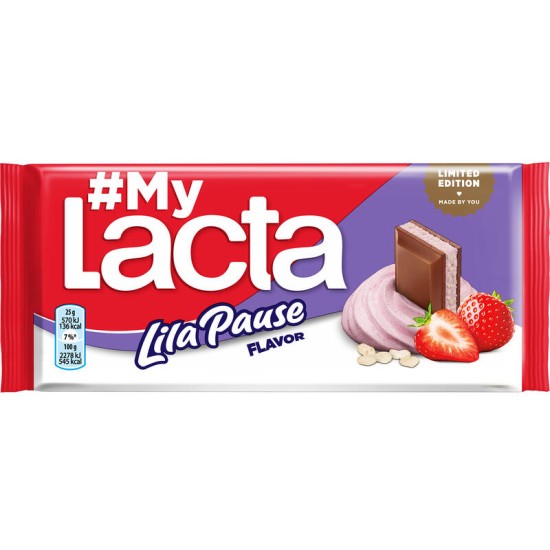 LACTA ΣΟΚΟΛΑΤΑ LILA PAUSE 100gr