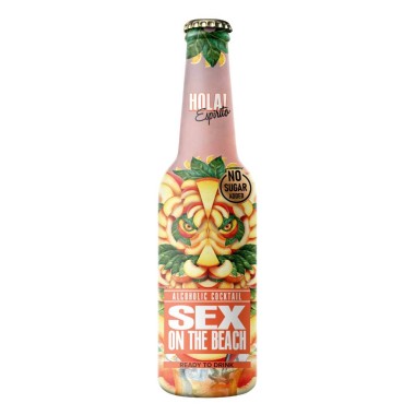 HOLA ΚΟΚΤΕΙΛ ΜΕ ΑΛΚΟΟΛ SEX ON THE BEACH 330ML (ΓΥΑΛΙΝΟ)