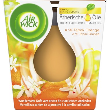 AIR WICK CANDLE ANTI-TABAK ORANGE 105gr