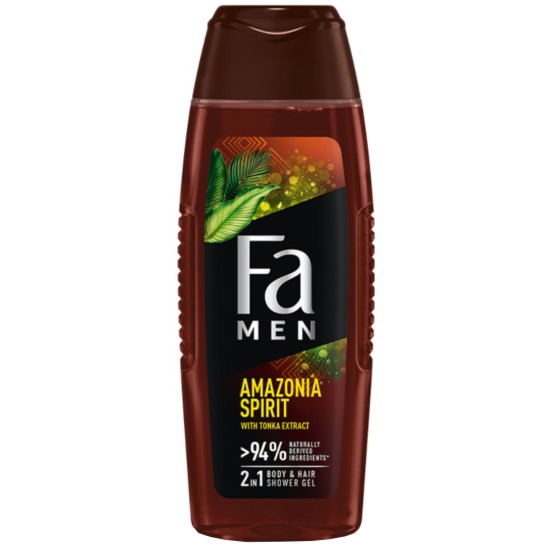 FA SHOWER GEL 250ML MEN AMAZONIA SPIRIT