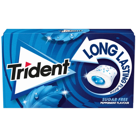 TRIDENT LONG LASTING PEPPERMINT 22gr