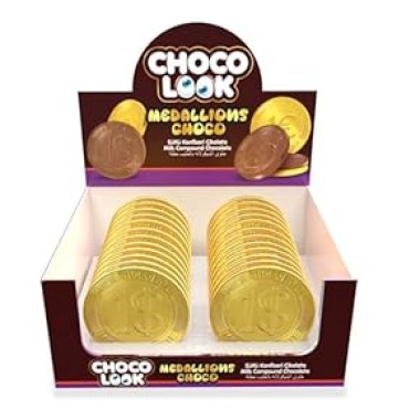 CHOCO LOOK COIN ΣΟΚΟΛΑΤΕΝΙΟ ΝΟΜΙΣΜΑ 24Χ18GR