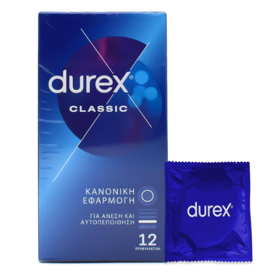 DUREX 12τεμ CLASSIC (ΚΑΝΟΝΙΚΗ ΕΦΑΡΜΟΓΗ)