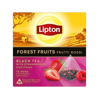 LIPTON  ΜΑΥΡΟ ΤΣΑΙ ΜΕ ΦΡΟΥΤΑ ΤΟΥ ΔΑΣΟΥΣ 20 ΦΑΚΕΛΑΚΙΑ ΠΥΡΑΜΙΔΑ 30gr LIPTON  ΜΑΥΡΟ ΤΣΑΙ ΜΕ ΦΡΟΥΤΑ ΤΟΥ ΔΑΣΟΥΣ 20 ΦΑΚΕΛΑΚΙΑ ΠΥΡΑΜΙΔΑ 30gr