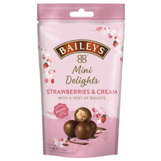 BAILEYS ΣΟΚΟΛΑΤΑΚΙΑ MINI DELIGHTS 102GR STRAWBERRIES & CREAM