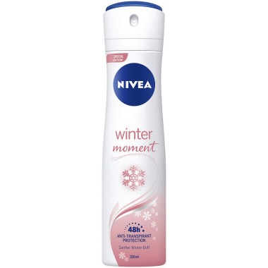 NIVEA BODY SPRAY WOMEN 150ml WINTER MOMENTS