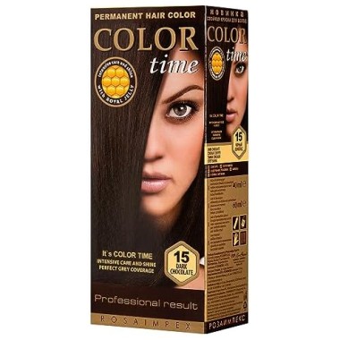 COLOR TIME ΣΕΤ ΒΑΦΗ ΜΑΛΛΙΩΝ Ν.20 ΣΟΚΟΛΑΤΙ ΣΚΟΥΡΟ 115ml