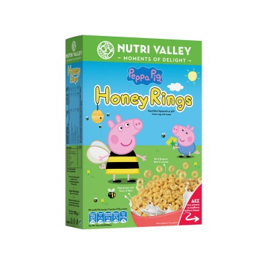 NUTRI VALLEY ΔΗΜΗΤΡΙΑΚΑ 375gr HONEY RINGS PEPPA PIG