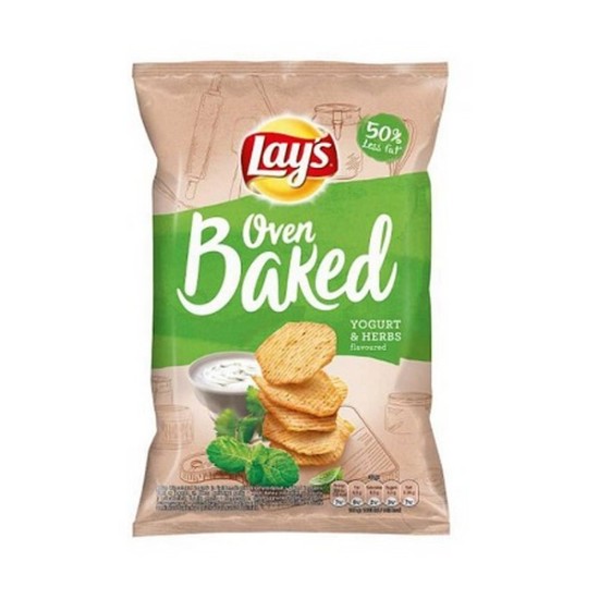 LAYS ΣΤΟ ΦΟΥΡΝΟ ΜΕ ΓΙΑΟΥΡΤΙ ΚΑΙ ΜΥΡΩΔΙΚΑ 105GR