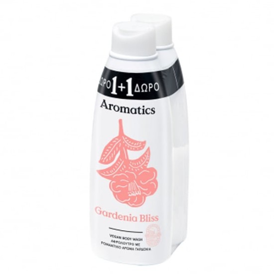 ΠΑΠΟΥΤΣΑΝΗΣ AROMATICS ΑΦΡΟΛΟΥΤΡΟ 2X650ml GARDENIA BLISS