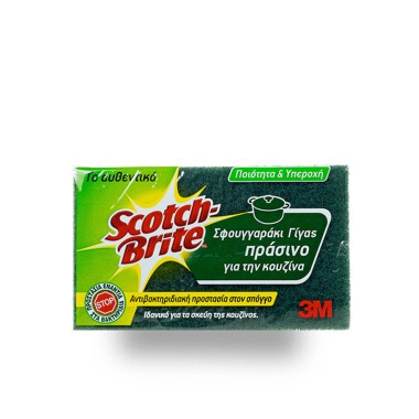 SCOTCH BRITE ΣΦΟΥΓΓΑΡΙ Χ3 ΚΑΘΑΡΙΣΤΙΚΗ ΔΥΝΑΜΗ 1TEM