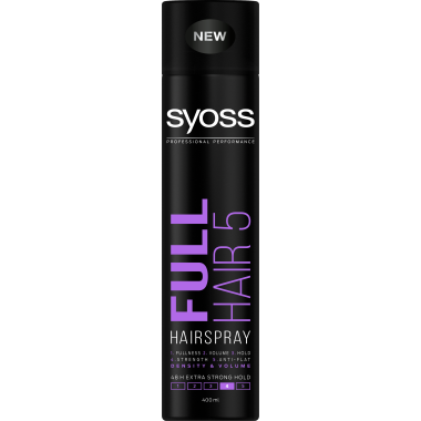 SYOSS ΛΑΚ SPRAY 400ML FULL HAIR 5