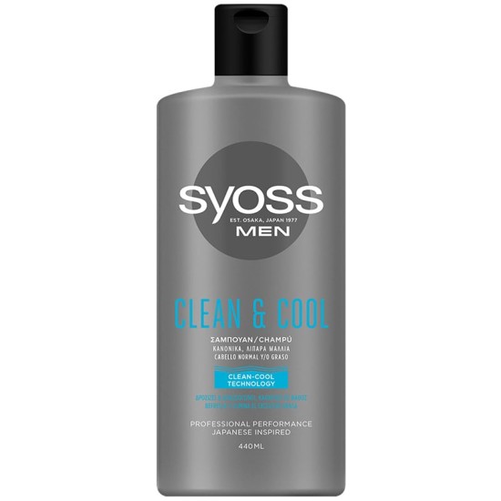 SYOSS ΣΑΜΠΟΥΑΝ 440ML CLEAN & COOL