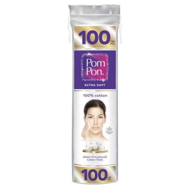 POM POΝ ΔΙΣΚΟΙ ΝΤΕΜΑΚΙΓΙΑΖ ΒΑΜΒΑΚΙΟΥ EXTRA SOFT 100ΤΕΜ