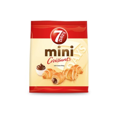 7DAYS MINI ΚΡΟΥΑΣΑΝΑΚΙΑ 60GR ΚΑΚΑΟ