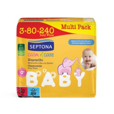 SEPTONA ΜΩΡΟΜΑΝΤΗΛΑ CALM&CARE KIDS ΜΕ ΠΑΝΘΕΝΟΛΗ 2Χ60TEM