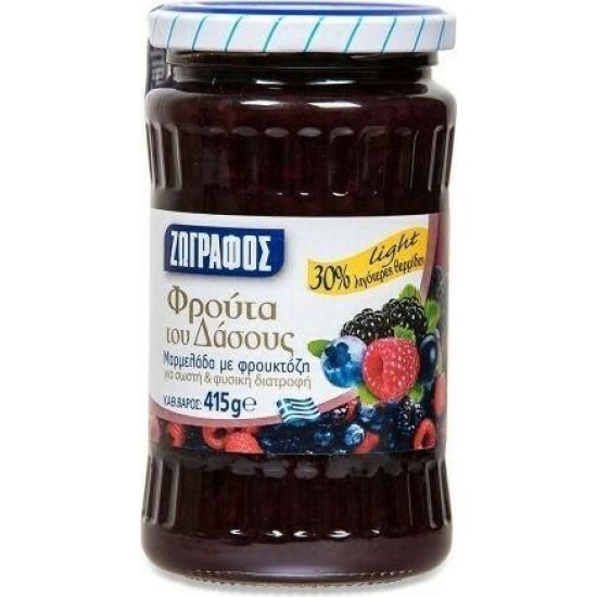 ΖΩΓΡΑΦΟΣ ΜΑΡΜΕΛΑΔΑ ΦΡΟΥΤΑ ΤΟΥ ΔΑΣΟΥΣ LIGHT 415gr