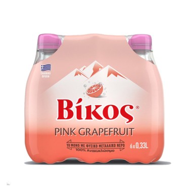 ΒΙΚΟΣ (6ΑΔΕΣ) PINK GRAPEFRUIT 330ml