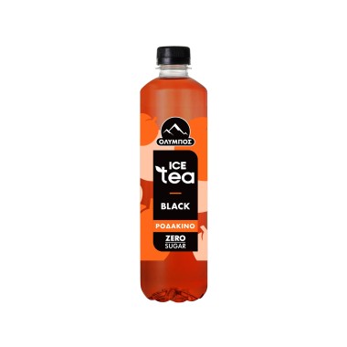 ΟΛΥΜΠΟΣ ICE TEA 500ml BLACK ΡΟΔΑΚΙΝΟ ZERO