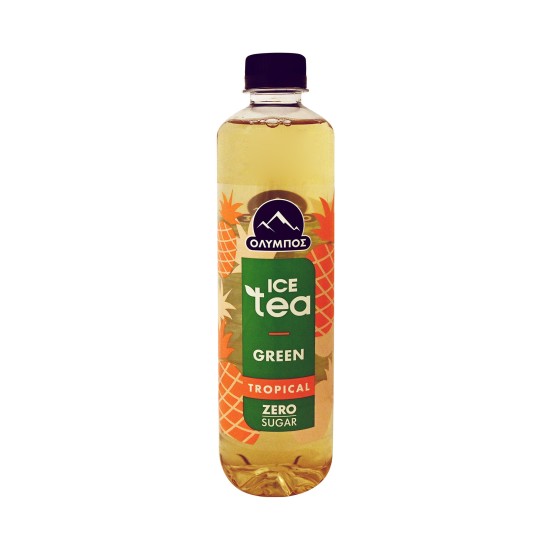 ΟΛΥΜΠΟΣ ICE TEA 500ml GREEN TROPICAL ZERO