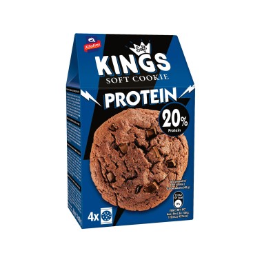ΑΛΛΑΤΙΝΗ SOFT KINGS ΜΠΙΣΚΟΤΑ 4Χ40GR(160GR) 20% ΠΡΩΤΕΙΝΗ ΜΕ ΚΑΚΑΟ ΚΑΙ ΚΟΜ. Σ