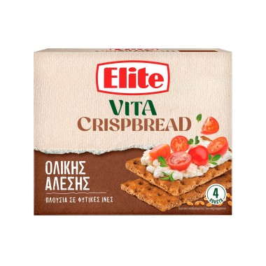 ELITE VITA CRISPBREAD 240GR ΟΛΙΚΗΣ ΑΛΕΣΗΣ ELITE VITA CRISPBREAD 240GR ΟΛΙΚΗΣ ΑΛΕΣΗΣ