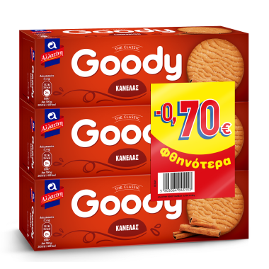 ΑΛΛΑΤΙΝΗ ΜΠΙΣΚΟΤΑ GOODY 3X185GR ΚΑΝΕΛΑ -70Λ