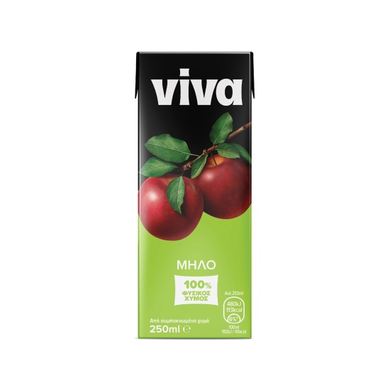 VIVA ΦΥΣΙΚΟΣ ΧΥΜΟΣ ΜΗΛΟ 250ml
