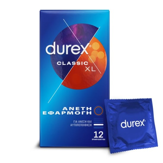 DUREX 12τεμ CLASSIC (ΑΝΕΤΗ ΕΦΑΡΜΟΓΗ)