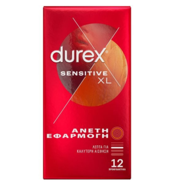 DUREX 12τεμ SENSITIVE (ΑΝΕΤΗ ΕΦΑΡΜΟΓΗ)