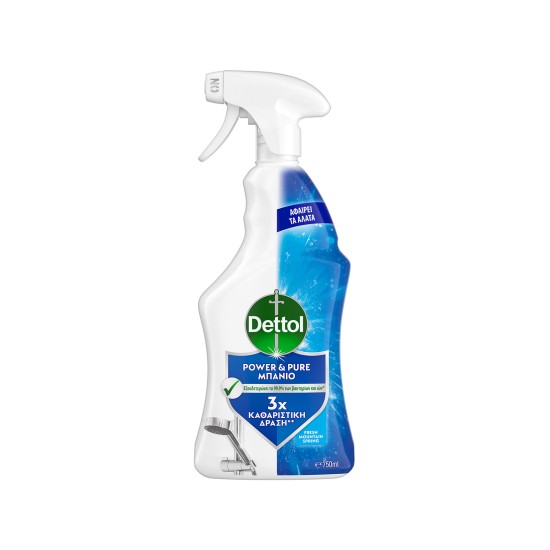 DETTOL SPRAY 750ml POWER&PURE ΓΙΑ ΜΠΑΝΙΟ