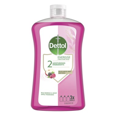 DETTOL ΚΡΕΜΟΣΑΠΟΥΝΟ REFILL 750ML WILD BERRIES&APPLE