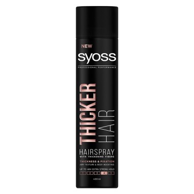 SYOSS ΛΑΚ SPRAY 400ML THICKER HAIR NO4