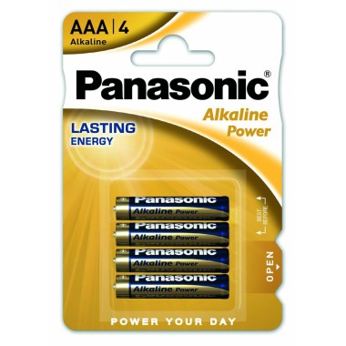 PANASONIC ΑΛΚΑΛΙΚΗ ΜΠΑΤΑΡΙΑ AAA/LR03 1.5V TEM. 4
