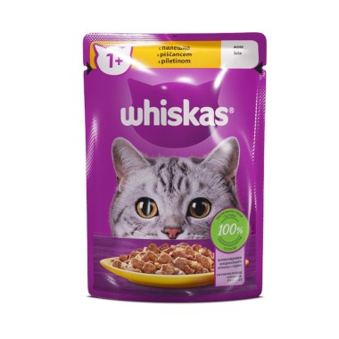 WHISKAS CAT 85GR ΦΑΚΕΛΟΣ PREMIUM 1+ ΚΟΤΟΠΟΥΛΟ