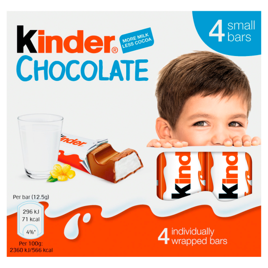 KINDER CHOCOLATE 50gr T4